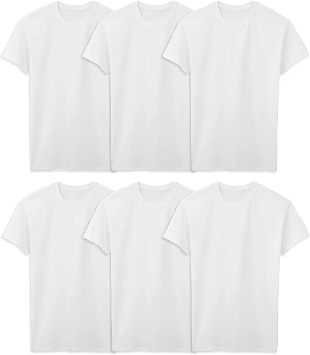 72 Pack-Men's Eversoft Cotton Stay Tucked Crew T-Shirt