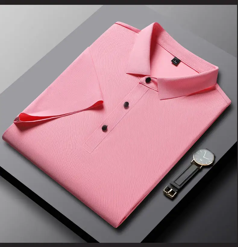 8 PACK-🎁 Men's business casual short sleeve polo shirts👕