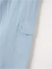 6 Pack-Men's Multi-pocket Linen Cargo Shorts - Comfort Fit with Adjustable Drawstring Waist, Versatile For Outdoor Adventures & Everyday Wear