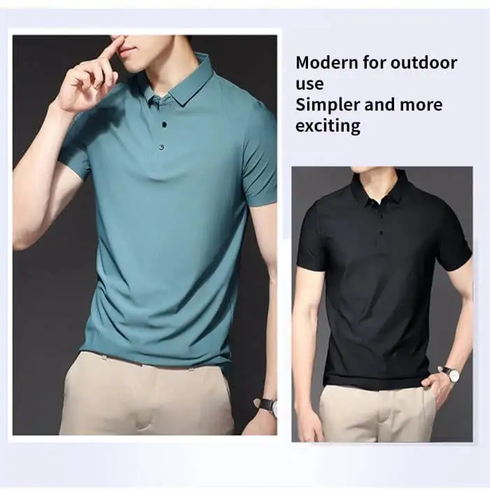 8 PACK-🎁 Men's business casual short sleeve polo shirts👕
