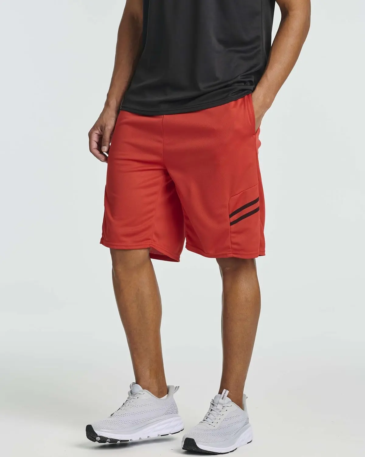 5 Pack-Men's Mesh Athletic Basketball Shorts Quick Dry Activewear with Pockets