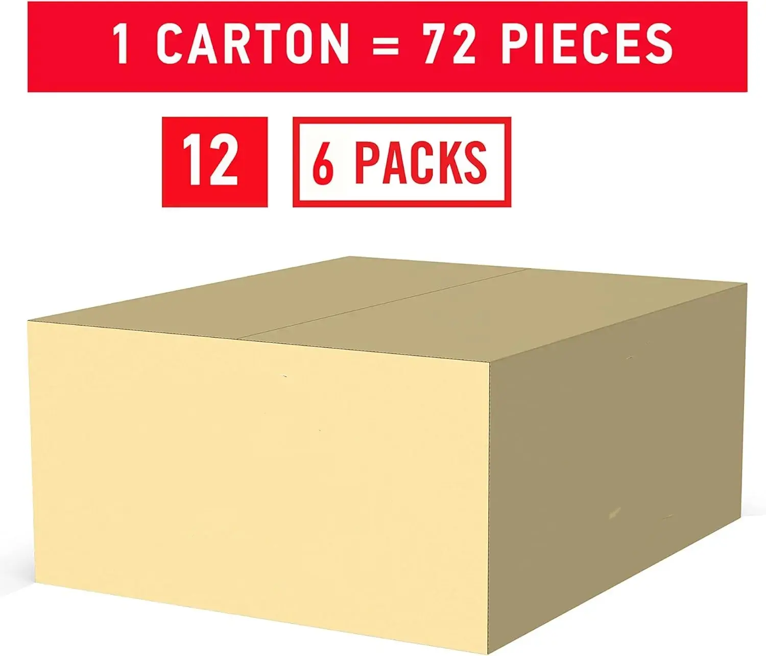 72 Pack-Men's Eversoft Cotton Stay Tucked Crew T-Shirt