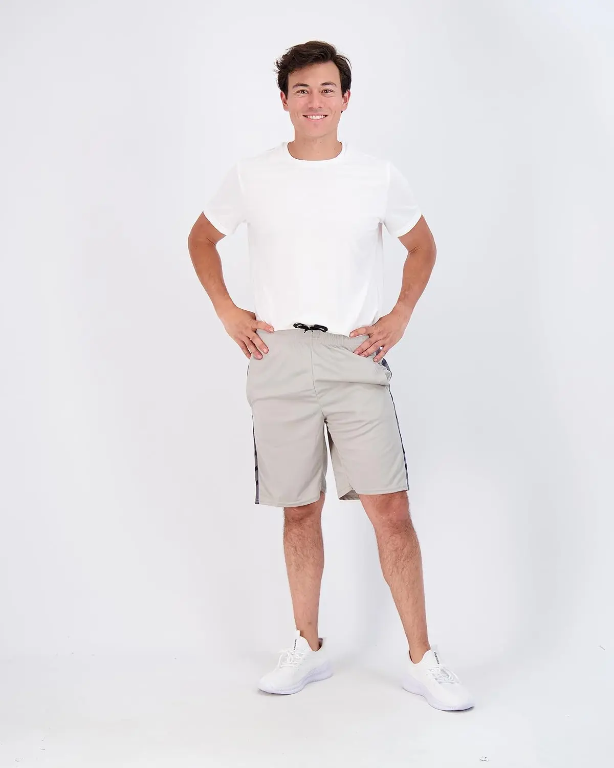 5 Pack-Men's Mesh Athletic Basketball Shorts Quick Dry Activewear with Pockets