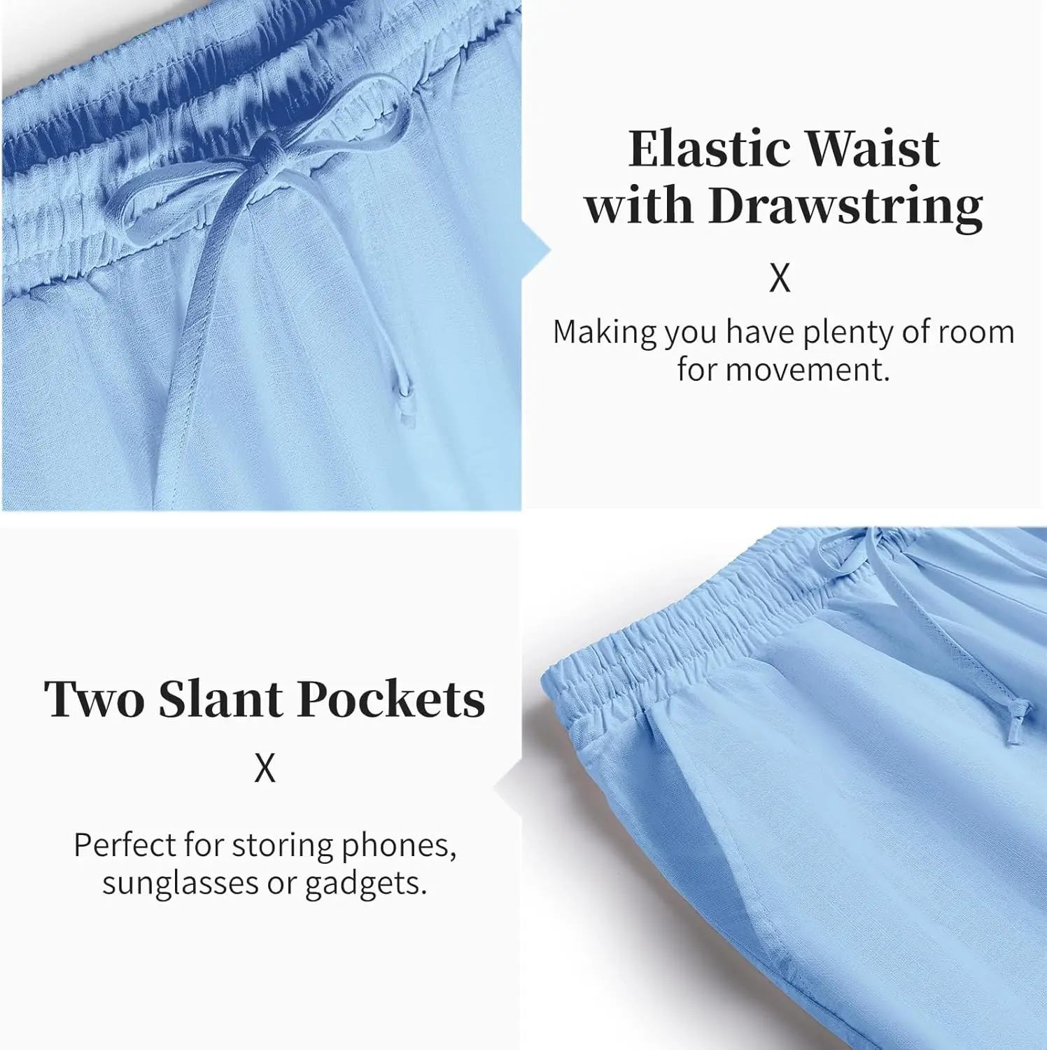 10 Pack-Men's 2 Pieces Cotton Linen Set Casual Short Sleeve Henley Shirts Beach Yoga Pants Summer Outfits