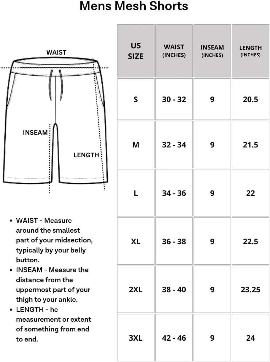 5 Pack-Men's Mesh Athletic Basketball Shorts Quick Dry Activewear with Pockets