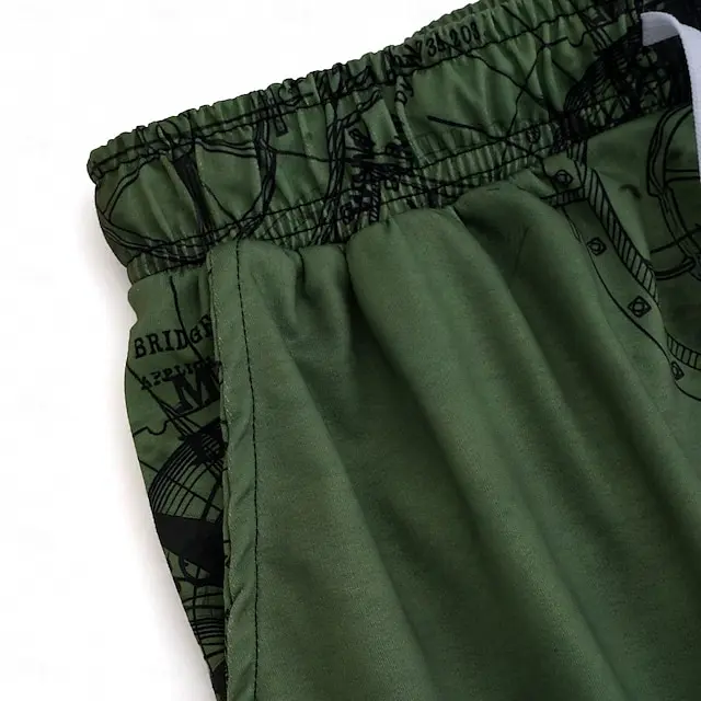 8 PACK-Men's Sweat Shorts Beach Shorts Terry Shorts Drawstring Elastic Waist 3D Print Graphic Prints Breathable Soft Short Daily Holiday Streetwear Cotton Blend Casual Athleisure Light Green Pink