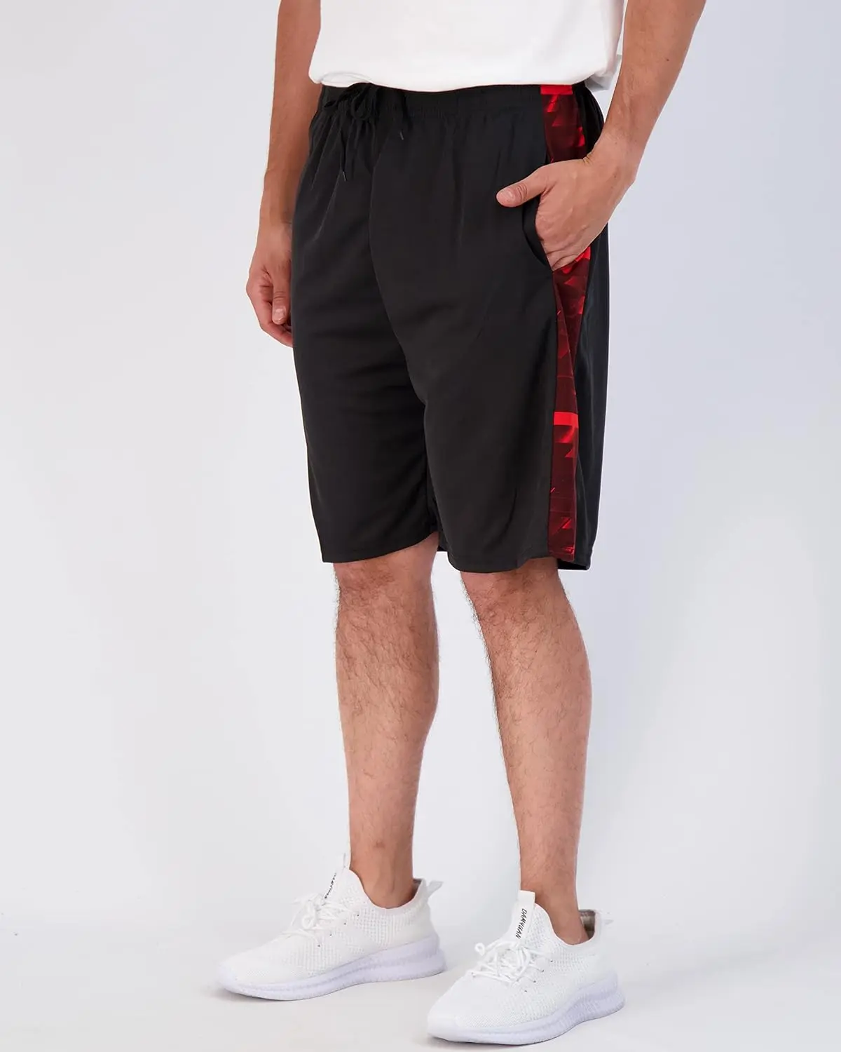 5 Pack-Men's Mesh Athletic Basketball Shorts Quick Dry Activewear with Pockets