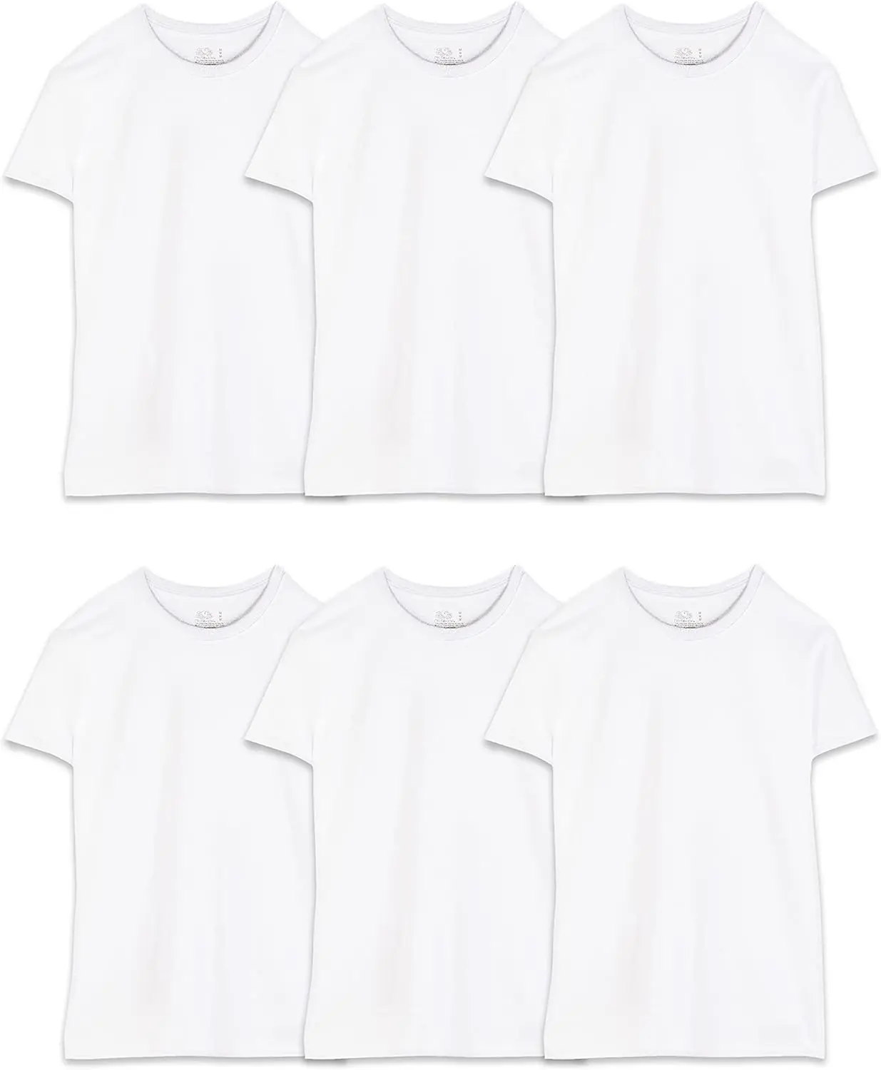 72 Pack-Men's Eversoft Cotton Stay Tucked Crew T-Shirt