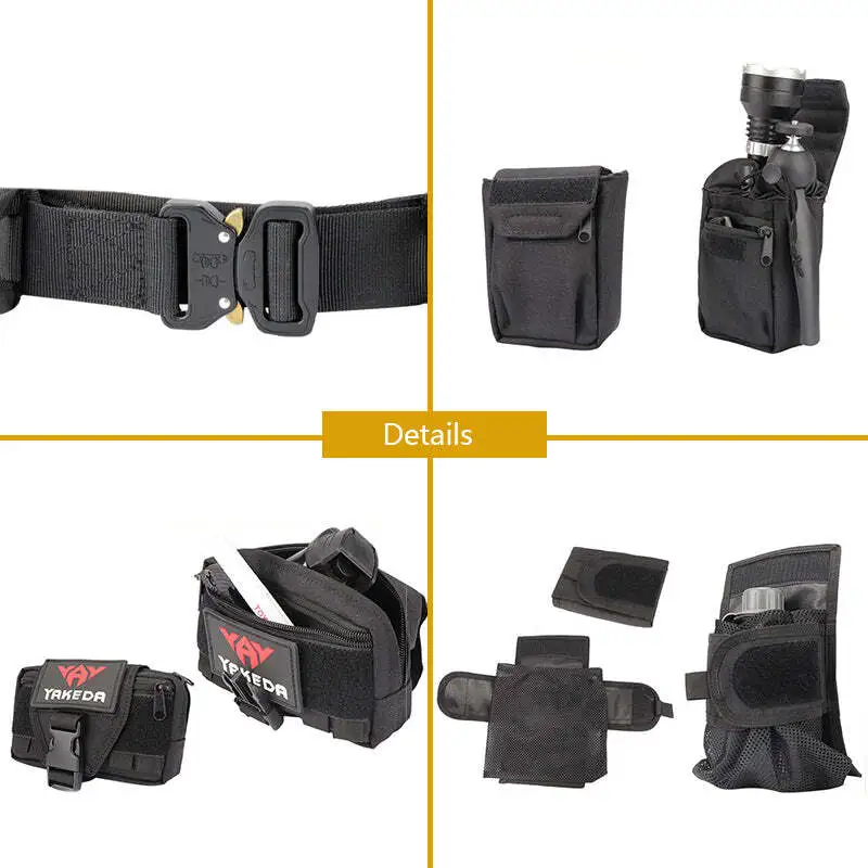 5 in 1 Quick Release Tactical Duty Belt