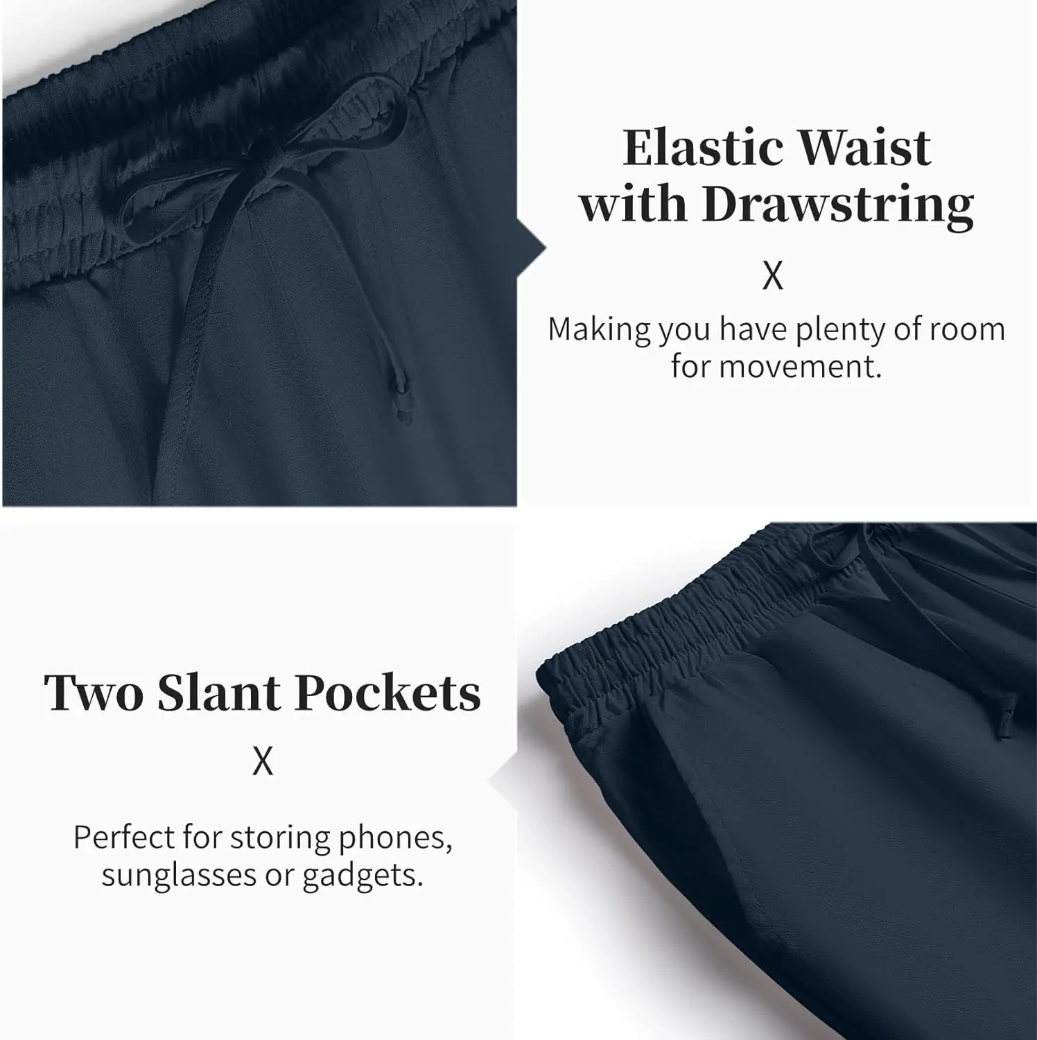 10 Pack-Men's 2 Pieces Cotton Linen Set Casual Short Sleeve Henley Shirts Beach Yoga Pants Summer Outfits