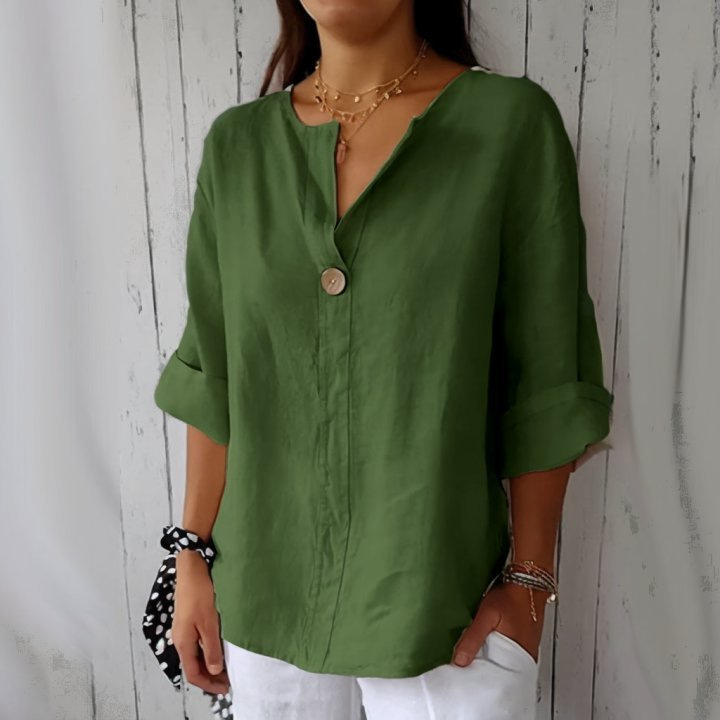 Women's Casual Cotton Linen Shirt 1b4e