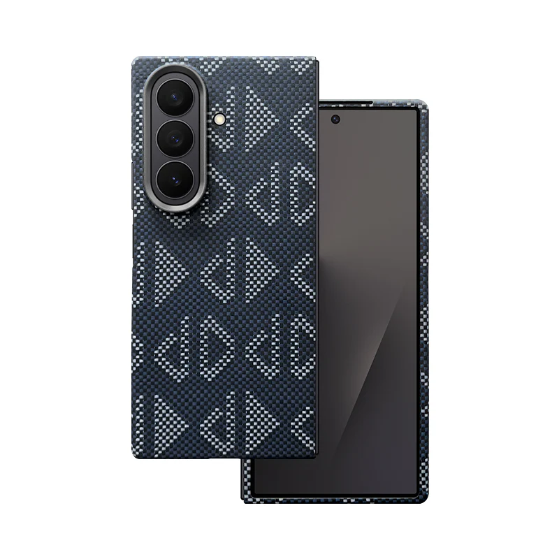 Armor King Geometric Impression Aramid Fiber MagSafe Non-Slip Slim Light Case Cover