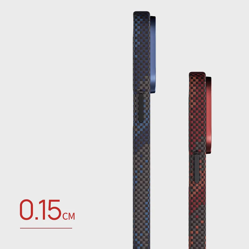 X-Doria Defense Flame Zero Gravity MagSafe Artistic Woven Aramid Fiber Case Cover