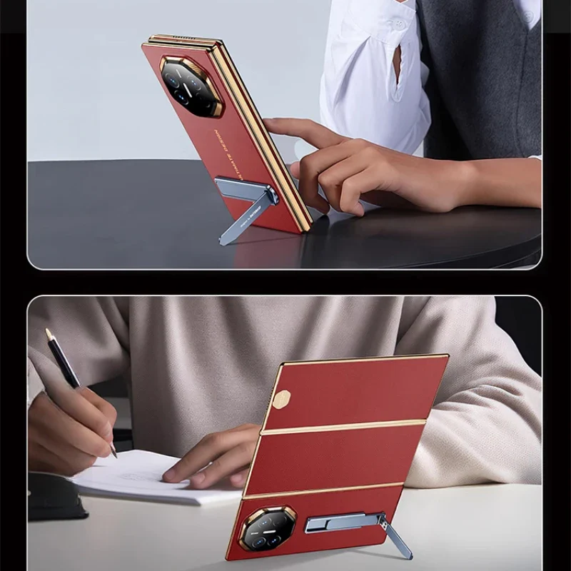 Oatsbasf Ultra-thin Portable Invisible Concealed Push-Pull Metal Phone Stand for Foldable Phones