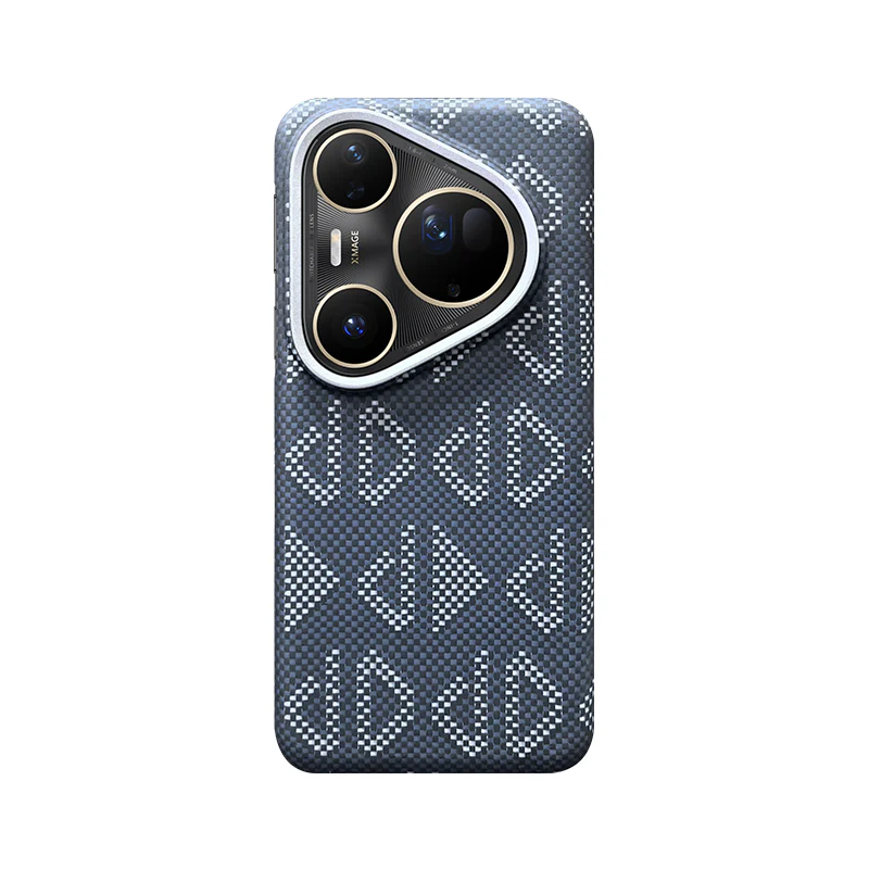 Armor King Geometric Impression Aramid Fiber MagSafe Non-Slip Slim Light Case Cover