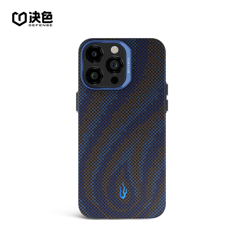 X-Doria Defense Flame Zero Gravity MagSafe Artistic Woven Aramid Fiber Case Cover