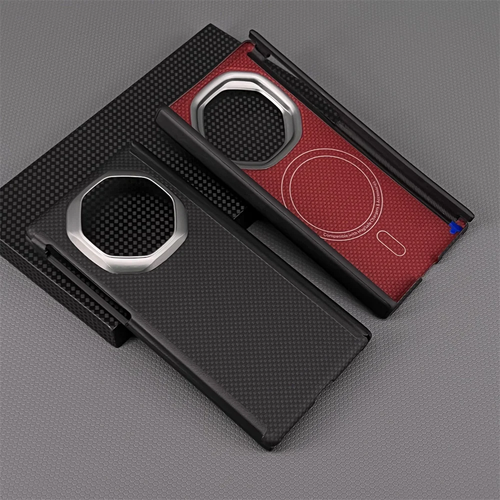 Oatsbasf Luxury Pure Aramid Fiber Case for Huawei Mate XT Ultimate Design