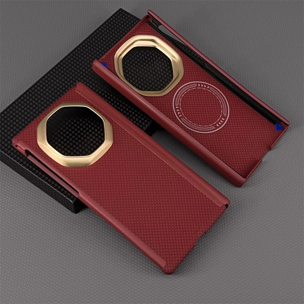 Oatsbasf Luxury Pure Aramid Fiber Case for Huawei Mate XT Ultimate Design