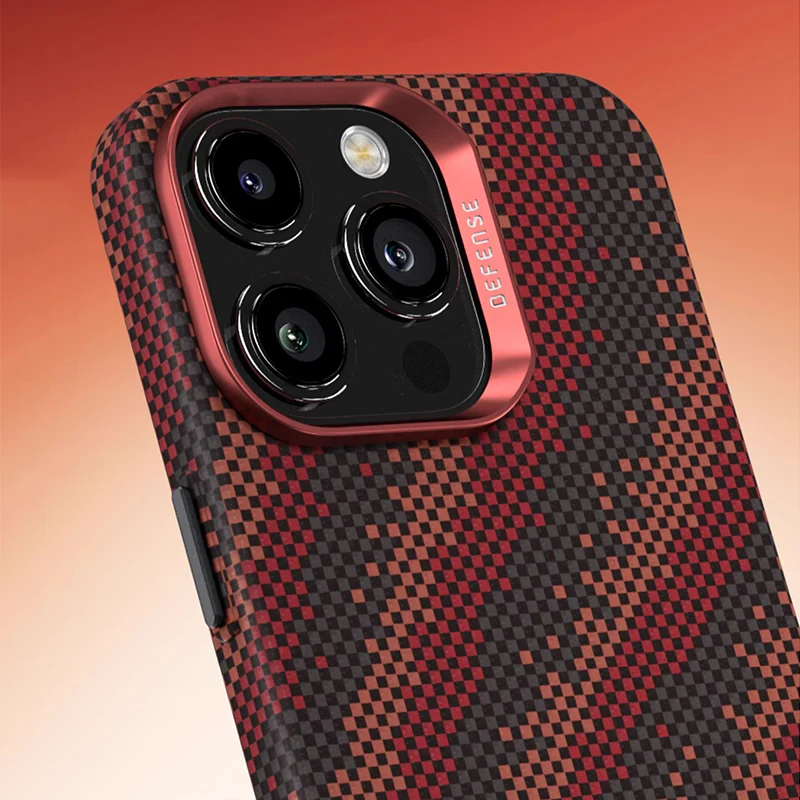 X-Doria Defense Flame Zero Gravity MagSafe Artistic Woven Aramid Fiber Case Cover